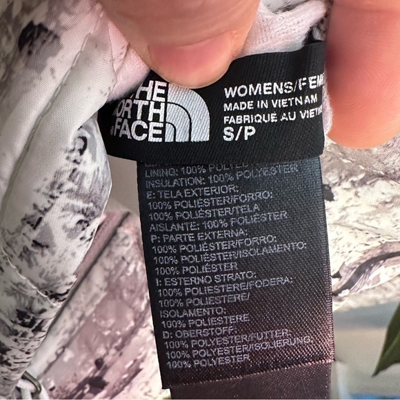 The North Face Reversible Lulea White Tree Bark Jacket Women’s Size Small - Picture 16 of 16